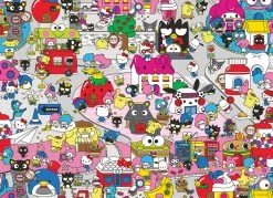 Cra-Z-Art Hello Kitty And Friends Welcome To Sanrio Town 1000-Piece Puzzle