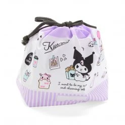 Japan Original Kuromi Drawstring Lunch Bag (Sweets Series)