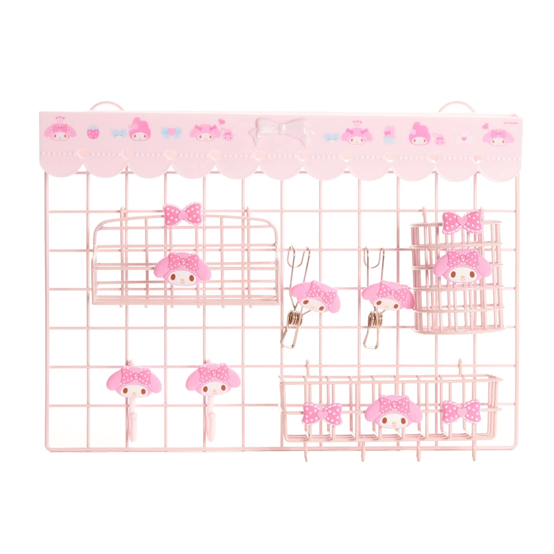 Japan Original My Melody OSHI Grid System Wire Base Home 4 Japan Original My Melody OSHI Grid System Wire Base Home