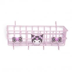 Japan Original Kuromi OSHI Grid System Storage Basket Home