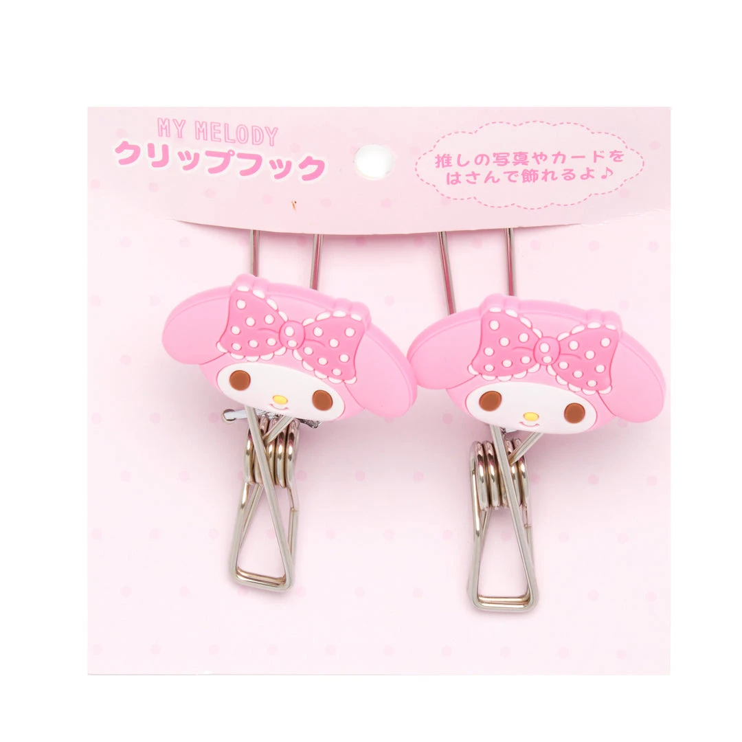 Japan Original My Melody OSHI Grid System Clips (Set Of 2) Characters 3 Japan Original My Melody OSHI Grid System Clips (Set Of 2) Characters