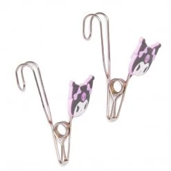 Japan Original Kuromi OSHI Grid System Clips (Set Of 2)