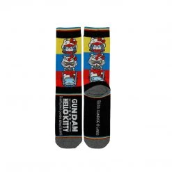 BIOWORLD Characters Hello Kitty X Gundam Crew Socks