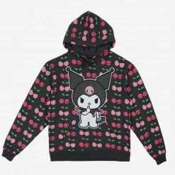 BIOWORLD Kuromi X Dumbgood Cherries Hoodie