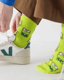 Baggu Corporation Keroppi X Baggu Crew Sock 8 Baggu Corporation Keroppi X Baggu Crew Sock