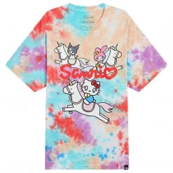 Dim Mak Collection Characters DIM MAK X Sanrio Unicorn Friends Tee Kaleidoscope Tie Dye