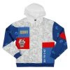 BIOWORLD Hello Kitty X Gundam Colorblock Hoodie