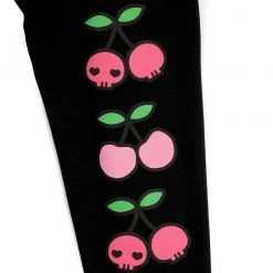 BIOWORLD Kuromi X Dumbgood Cherries Crop Hoodie