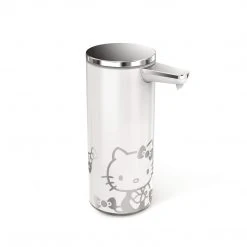 SIMPLEHUMAN Hello Kitty Automatic Soap Dispenser (Metallic Silver)