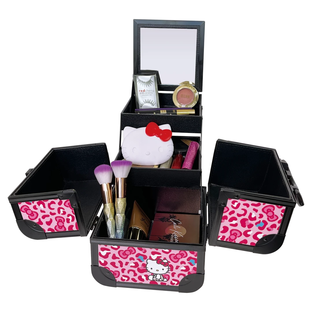 Characters Hello Kitty X Impressions Vanity Slaycube Makeup Case (Pink Animal) 3 Characters Hello Kitty X Impressions Vanity Slaycube Makeup Case (Pink Animal)
