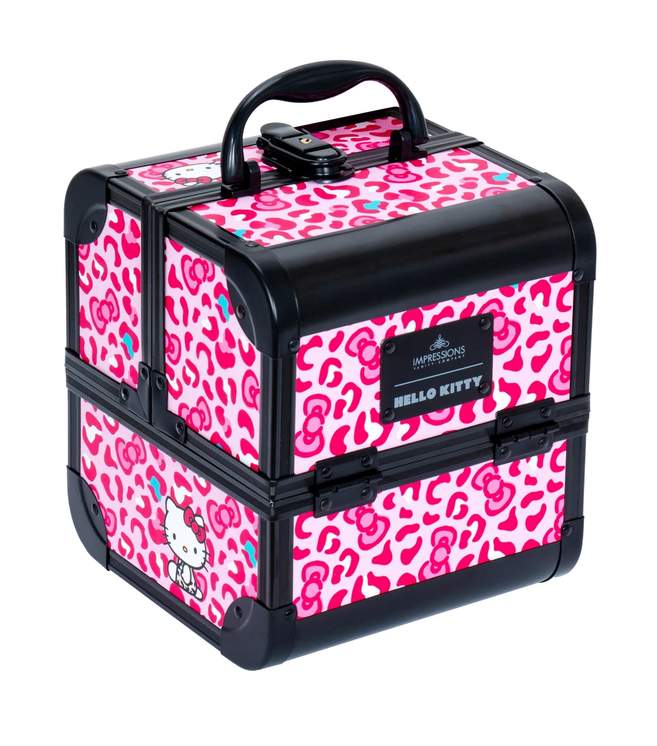 Characters Hello Kitty X Impressions Vanity Slaycube Makeup Case (Pink Animal) 5 Characters Hello Kitty X Impressions Vanity Slaycube Makeup Case (Pink Animal)