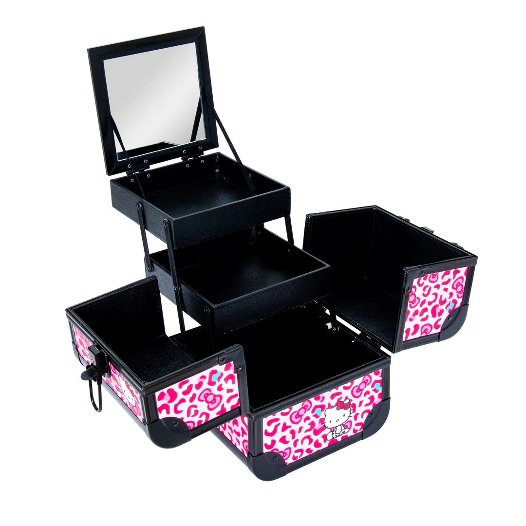 Characters Hello Kitty X Impressions Vanity Slaycube Makeup Case (Pink Animal) 7 Characters Hello Kitty X Impressions Vanity Slaycube Makeup Case (Pink Animal)