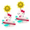 Hello Kitty Irregular Choice Airplane Earrings Characters 1 Hello Kitty Irregular Choice Airplane Earrings Characters