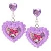 My Melody Irregular Choice Heart Earrings Characters