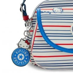 Kipling Retail, LLC Characters Hello Kitty X Kipling Classic Stripes Stelma Crossbody Bag