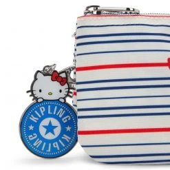 Kipling Retail, LLC Hello Kitty X Kipling Classic Stripes Zipper Pouch