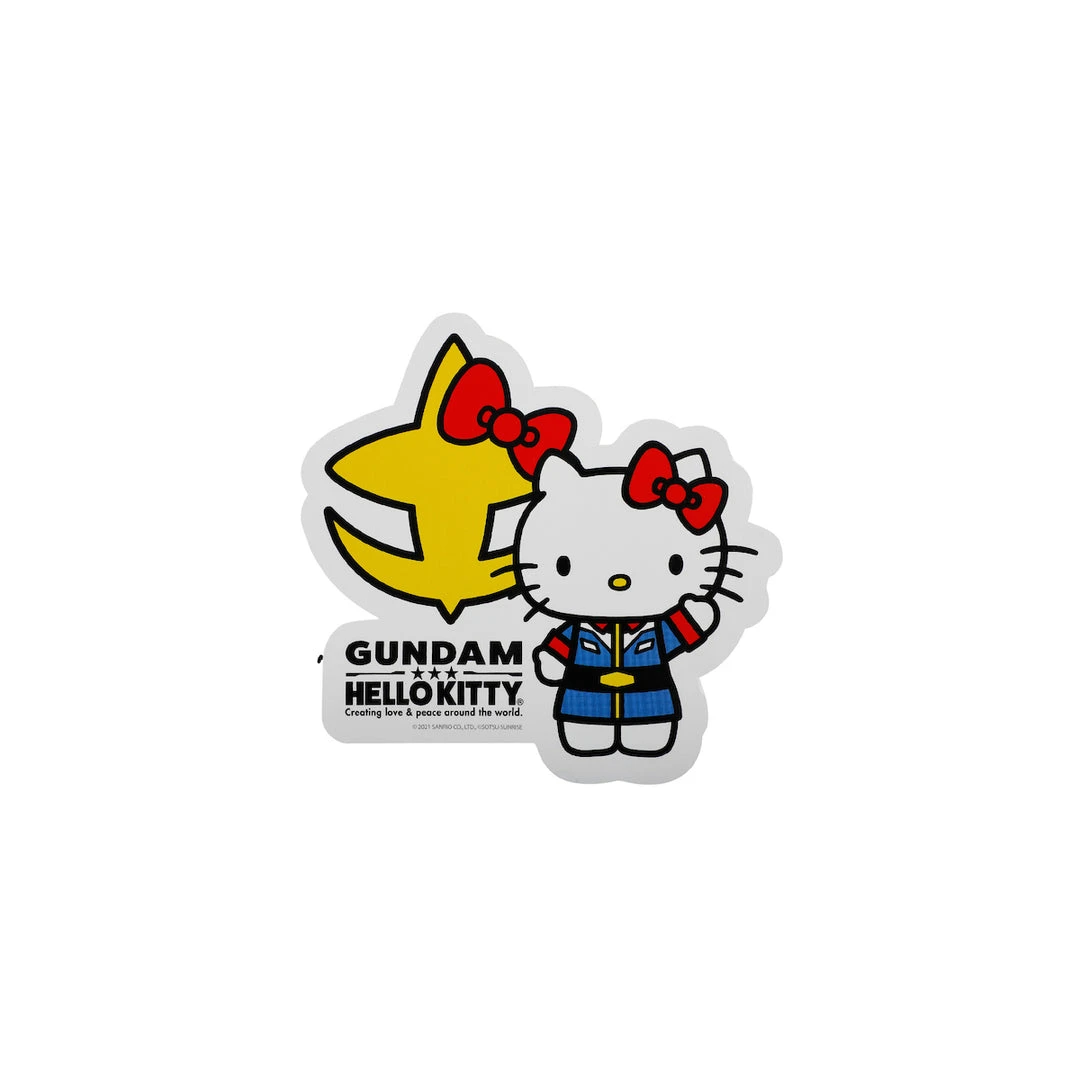 BIOWORLD Characters Hello Kitty X Gundam Amuro Ray Sticker 3 BIOWORLD Characters Hello Kitty X Gundam Amuro Ray Sticker