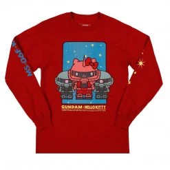 BIOWORLD Characters Hello Kitty X Gundam Zeon Longsleeve