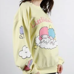 BIOWORLD LittleTwinStars X Dumbgood Crewneck Sweatshirt