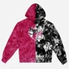 BIOWORLD Kuromi & My Melody X Dumbgood Split Tie-dye Hoodie