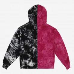 BIOWORLD Kuromi & My Melody X Dumbgood Split Tie-dye Hoodie