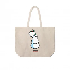 The Hundreds Is Huge Characters Hello Kitty X The Hundreds Snowman Tote (Khaki)