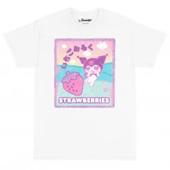 Printful Kuromi Strawberry Milk Tee