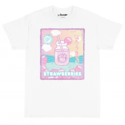 Printful Hello Kitty Strawberry Milk Bottle Tee