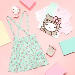 Hybrid Apparel Characters Hello Kitty X Pusheen Tie Dye T-shirt