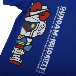 BIOWORLD Hello Kitty X Gundam E.F.S.F. Logo Tee