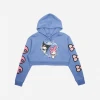 BIOWORLD Characters My Melody & Kuromi X Dumbgood Crop Hoodie