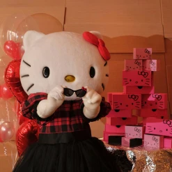 REVE (Black Truffle) Hello Kitty X REVÉ By RENÉ Biu Biu Sunglasses (Bow Red) Characters