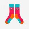 BIOWORLD Keroppi X Dumbgood Embroidered Socks 2 BIOWORLD Keroppi X Dumbgood Embroidered Socks