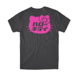 Girl Skateboards Hello Kitty X GIRL Tokyo Speed Tee (Charcoal)