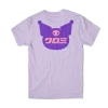 Girl Skateboards Kuromi X GIRL Tokyo Speed Tee (Lavender)