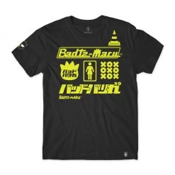 Girl Skateboards Badtz-maru X GIRL Tokyo Speed Racing Tee (Black) Characters