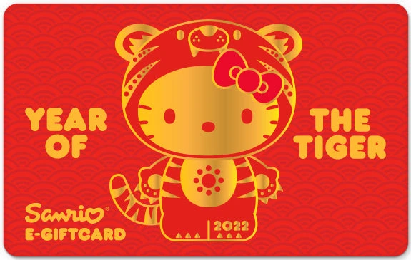 Sanrio.com Year Of The Tiger 2022 E-Gift Card 3 Sanrio.com Year Of The Tiger 2022 E-Gift Card