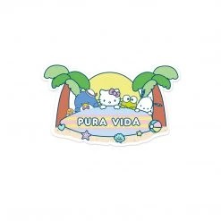 Pura Vida (Creative Genius) Pura Vida X Hello Kitty And Friends Surfboard Sticker