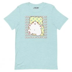 Printful Marumofubiyori Watashi Wa T-Shirt Light Blue