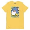 Printful Characters Tuxedosam Watashi Wa T-Shirt Yellow