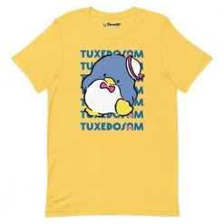 Printful Characters Tuxedosam Watashi Wa T-Shirt Yellow